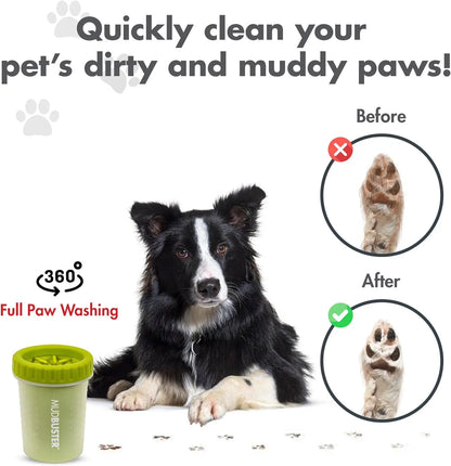 "Winter Paw Cleaner Cup for Dogs - Fast Mud & Snow Removal Generic